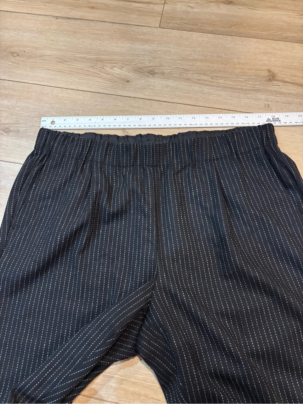 Eileen Fisher Pants Women Large L Stripe Pull on Office Siren Cottagecore - Picture 5 of 7